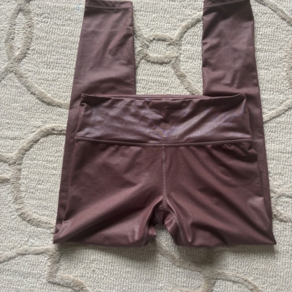 Athleta Cinnamon Mauve Elation Shimmer Tight In Powervita-S - Picture 6 of 15
